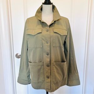 Sanctuary Green Utility Jacket Relaxed Fit SZ L